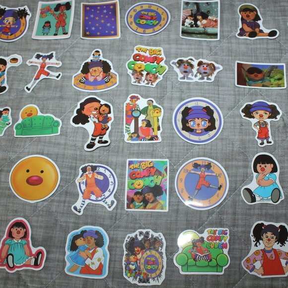 Lot of 50 Glossy The Big Comfy Couch Stickers - Picture 4 of 5